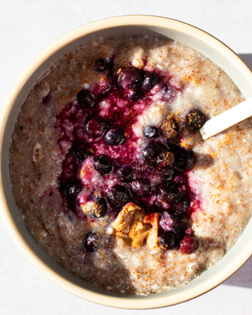 Jammy Blueberry Oats