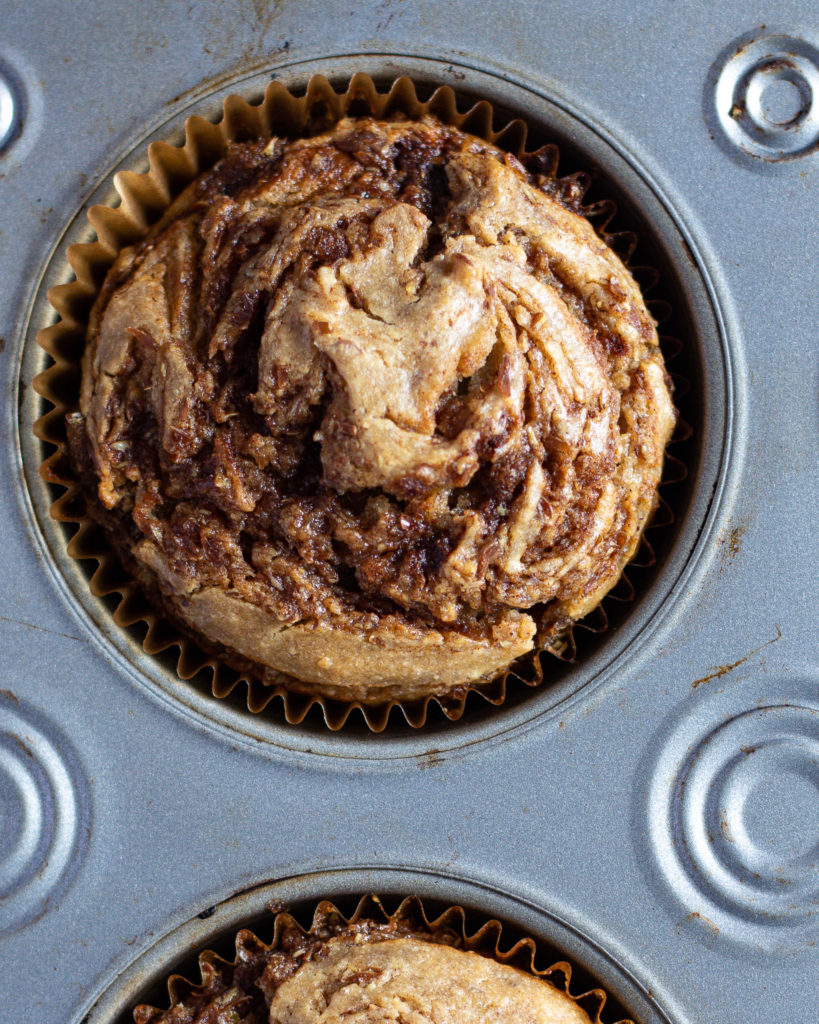 How to make vegan and gluten free cinnamon roll muffins 