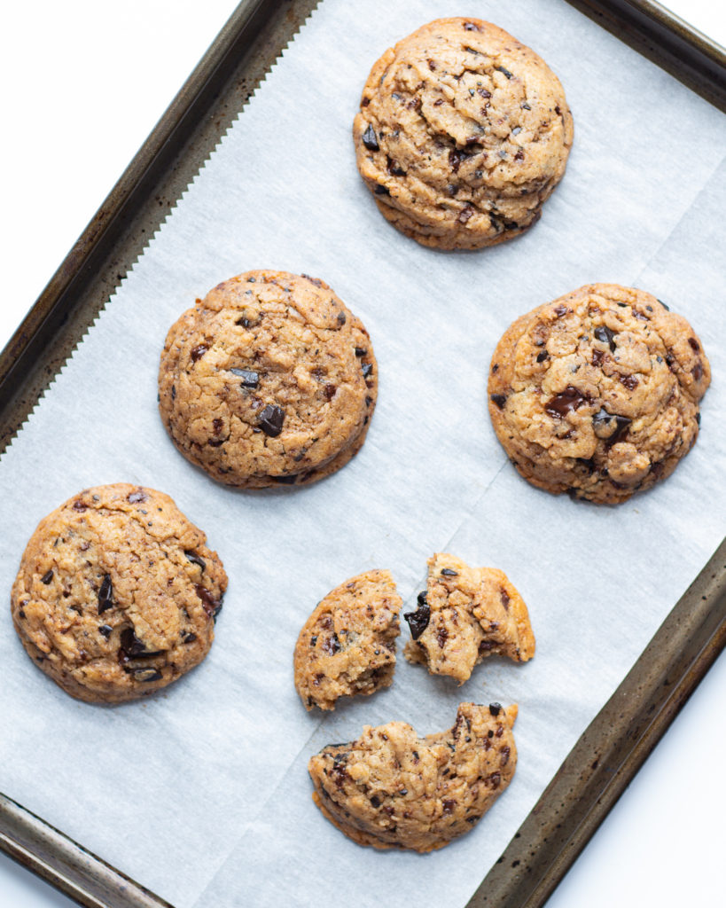 vegan brown butter cookies