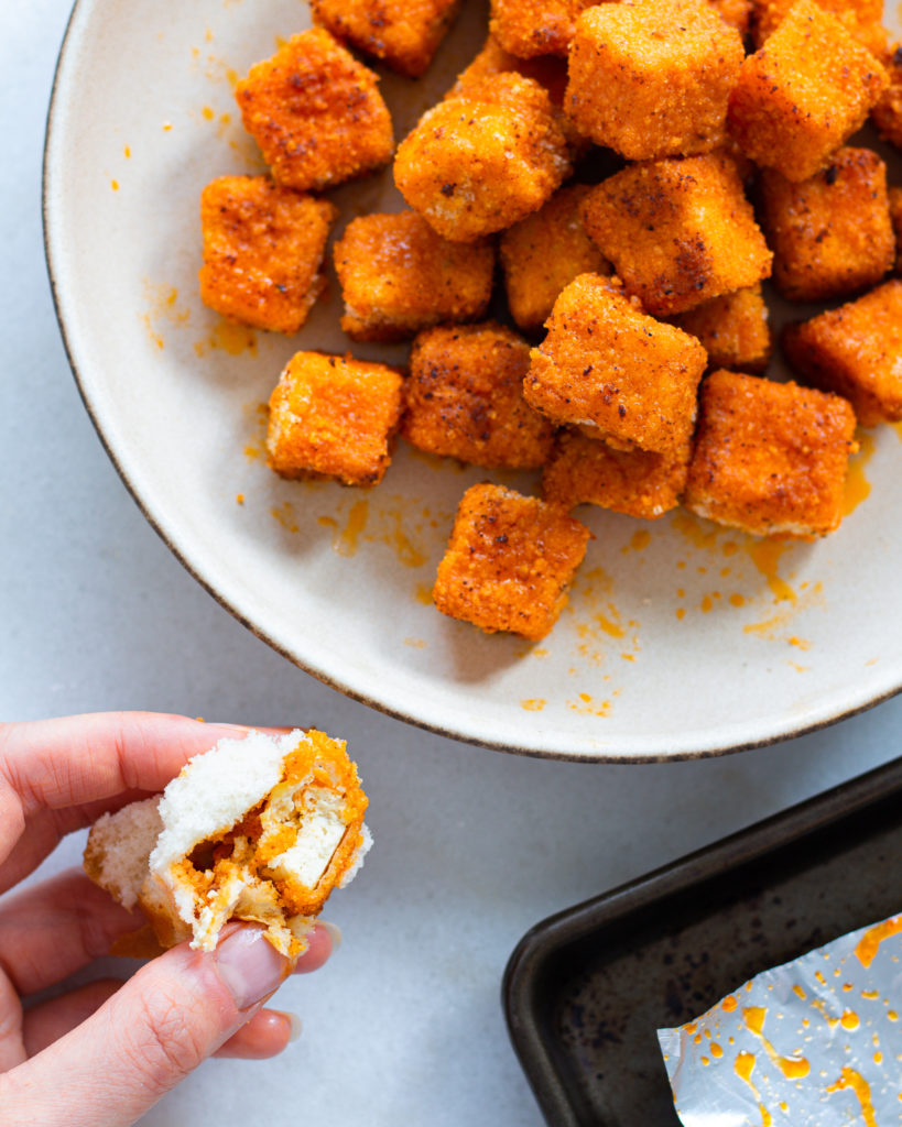 Nashville Hot Tofu Recipe by Justine Snacks