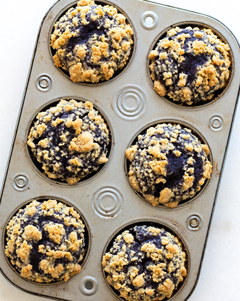 The best blue blueberry muffin recipe