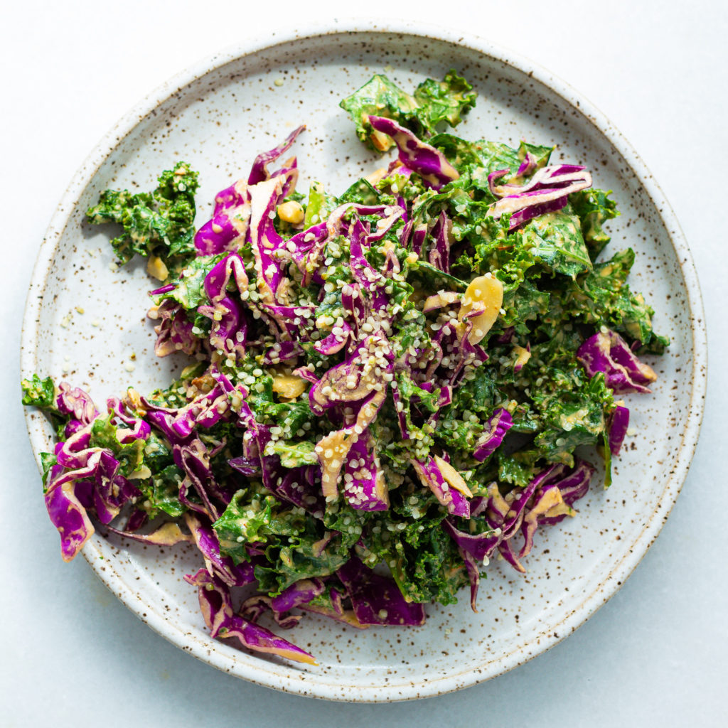 Spicy Kale & Cabbage Salad