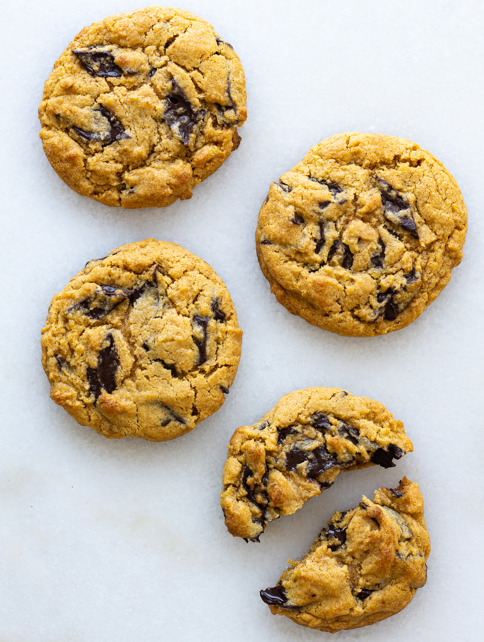 Finished Pumpkin Chocolate Chip Cookies