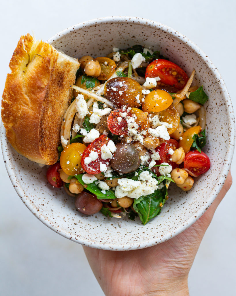 Herby Tomato, Cumin & Chickpea Salad