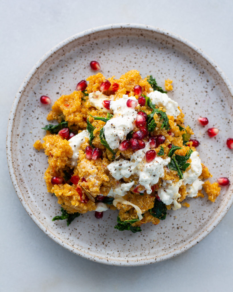 Baked Pumpkin Quinoa