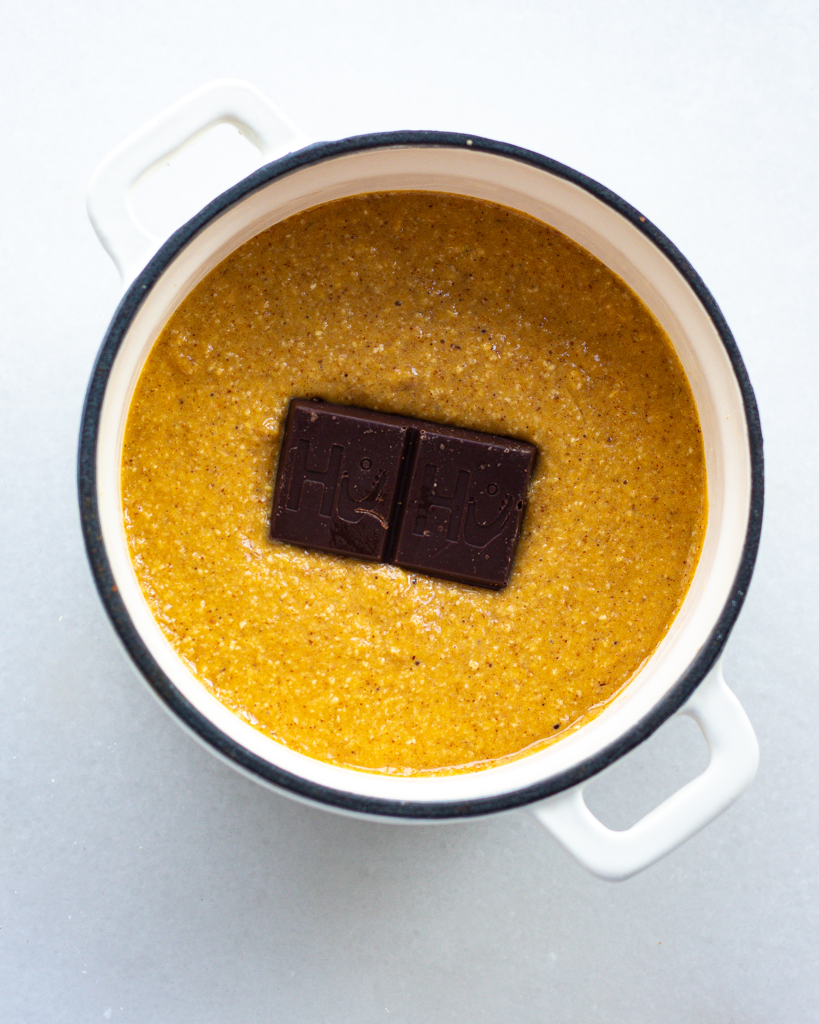 chocolate added to oats