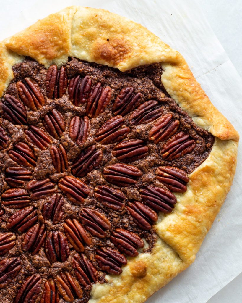 Red Wine & Chocolate Pecan Galette