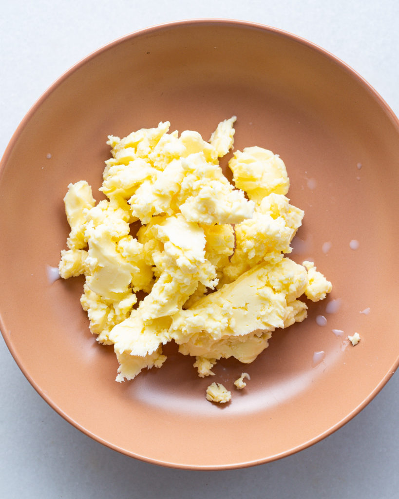 butter in bowl