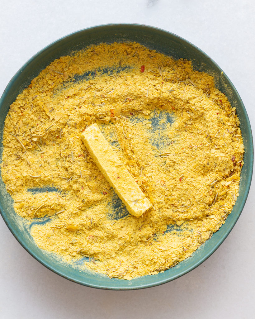 tofu fry covered in dry mixture
