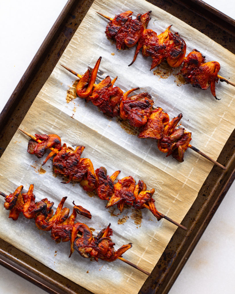 baked oyster mushrooms