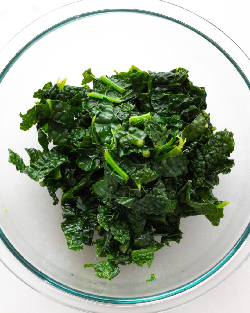 softened kale