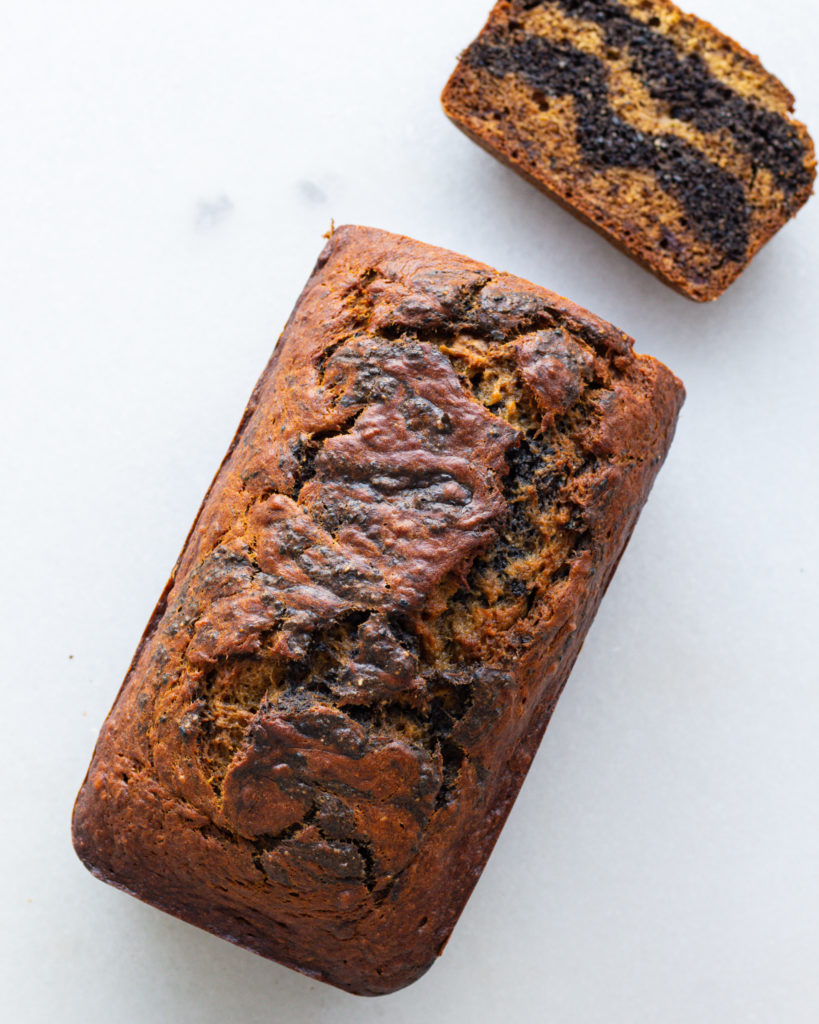 finished Brown Butter & Black Sesame Banana Bread