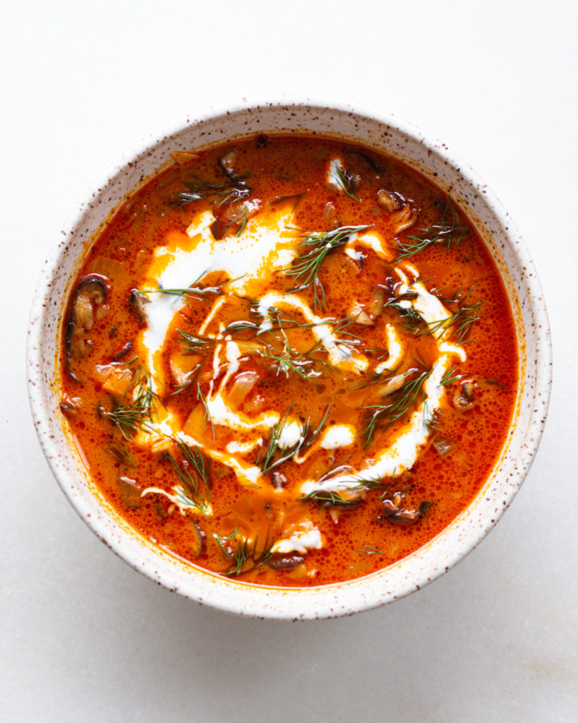 finished Gochujang Sweet Potato Soup