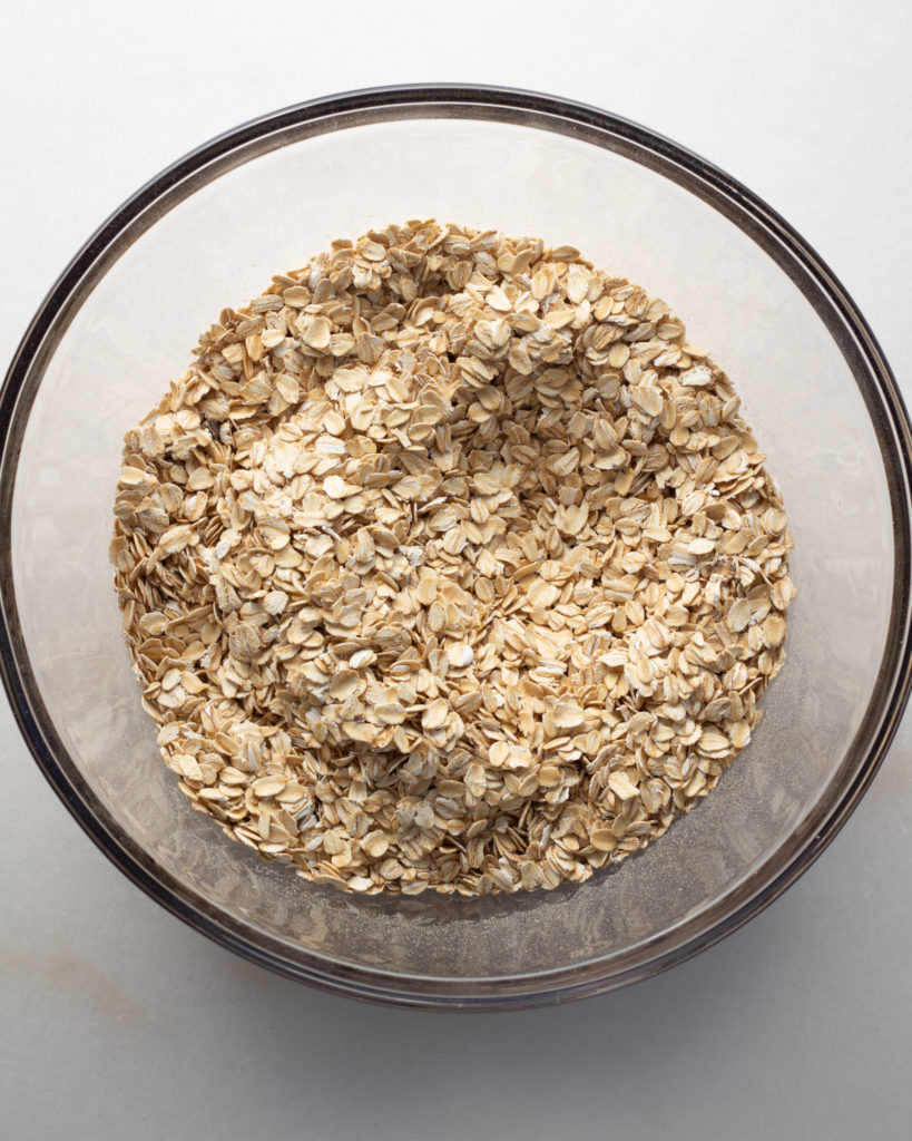 Oats in bowl