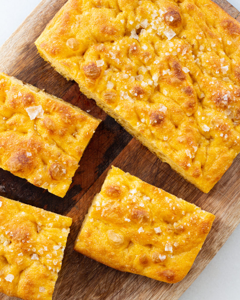 finished Sweet Potato Focaccia