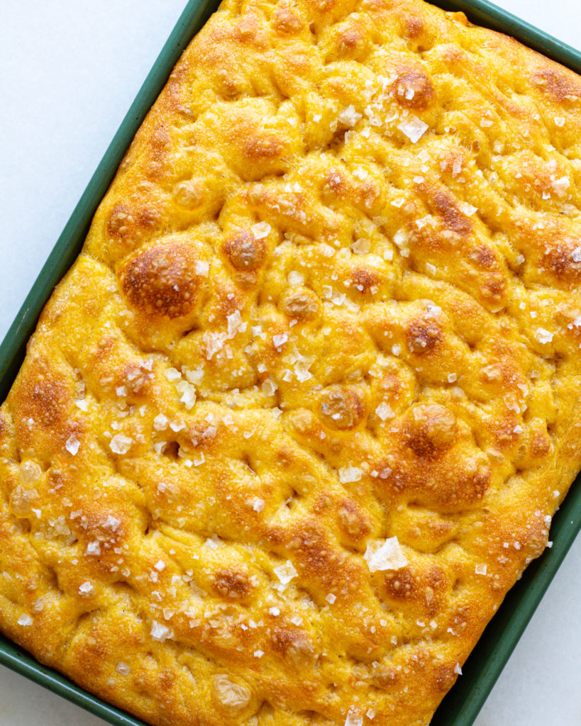 finished Sweet Potato Focaccia