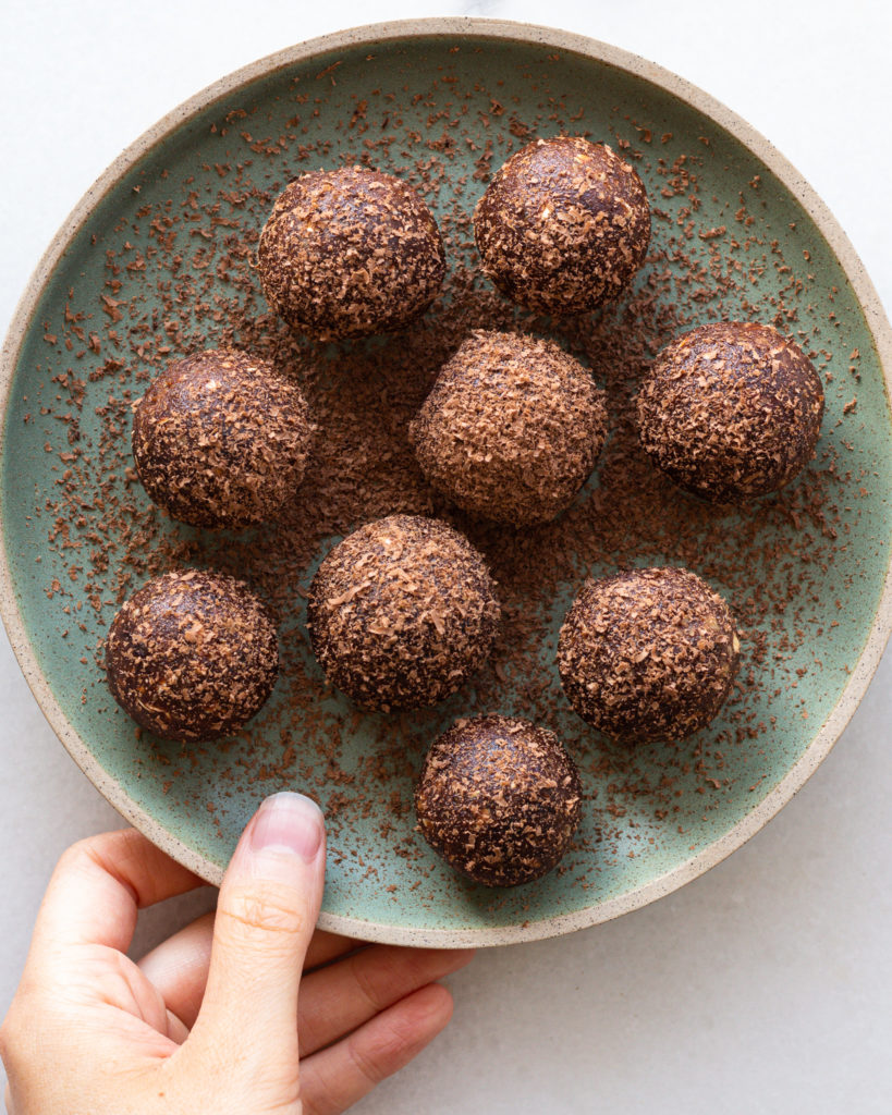 Finished Cacao & Walnut Fudge Balls