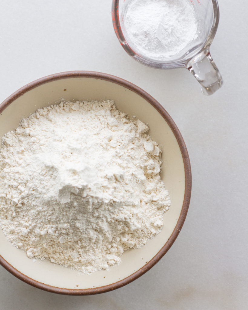 Dry ingredients in bowl