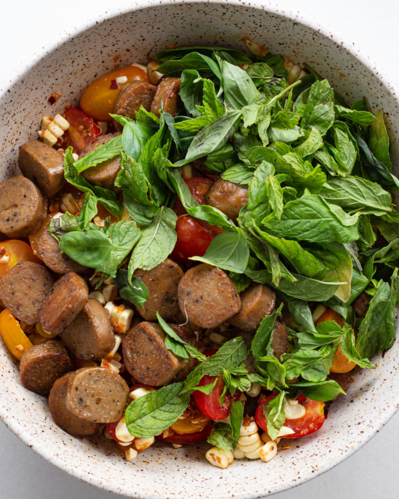 All ingredients added to bowl