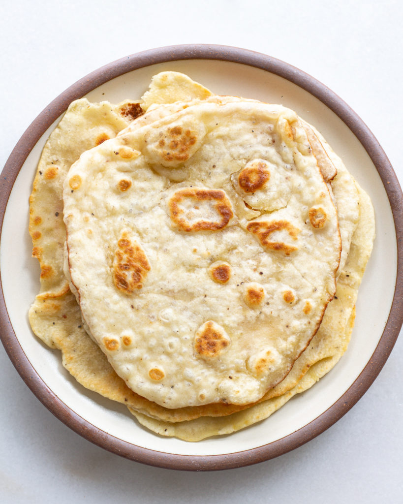 Finished Yogurt Flatbreads