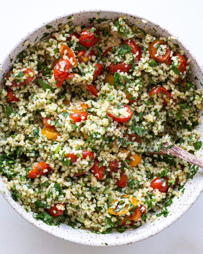 All ingredients combined