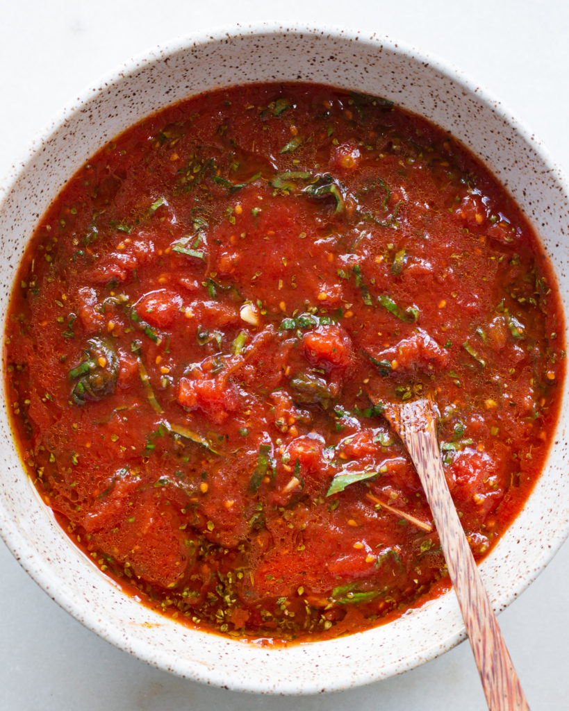 Finished Perfect Pizza Sauce