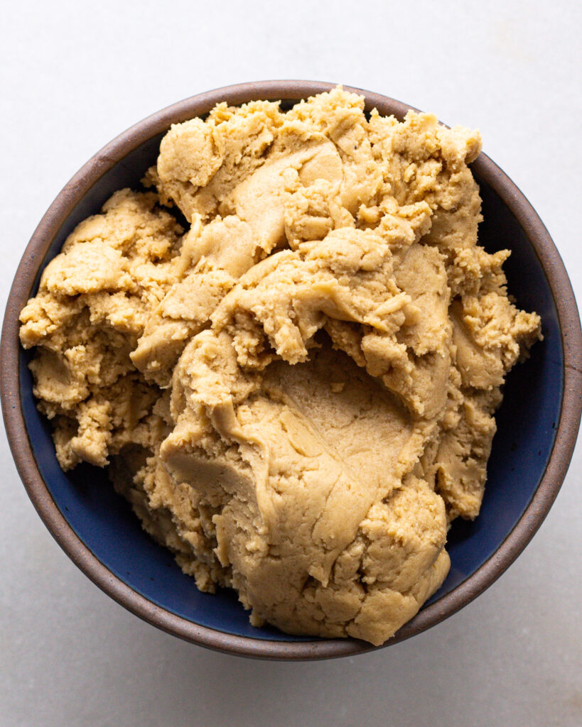 Cookie dough in bowl