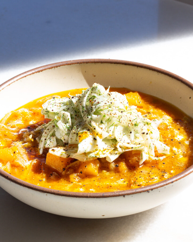 Finished Fennel & Butternut Squash Soup