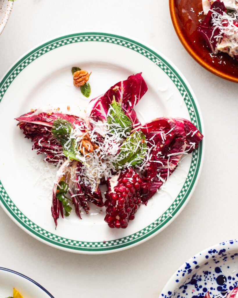 finished Cranberry & Radicchio Salad