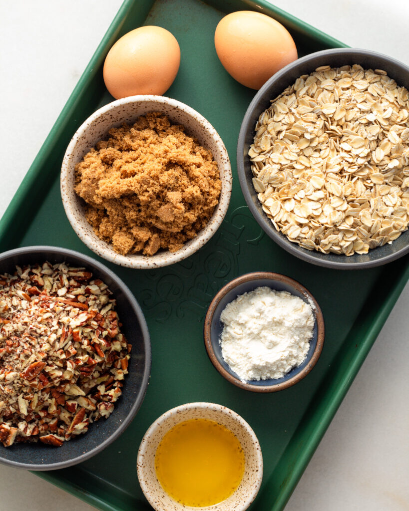 all ingredients, separated