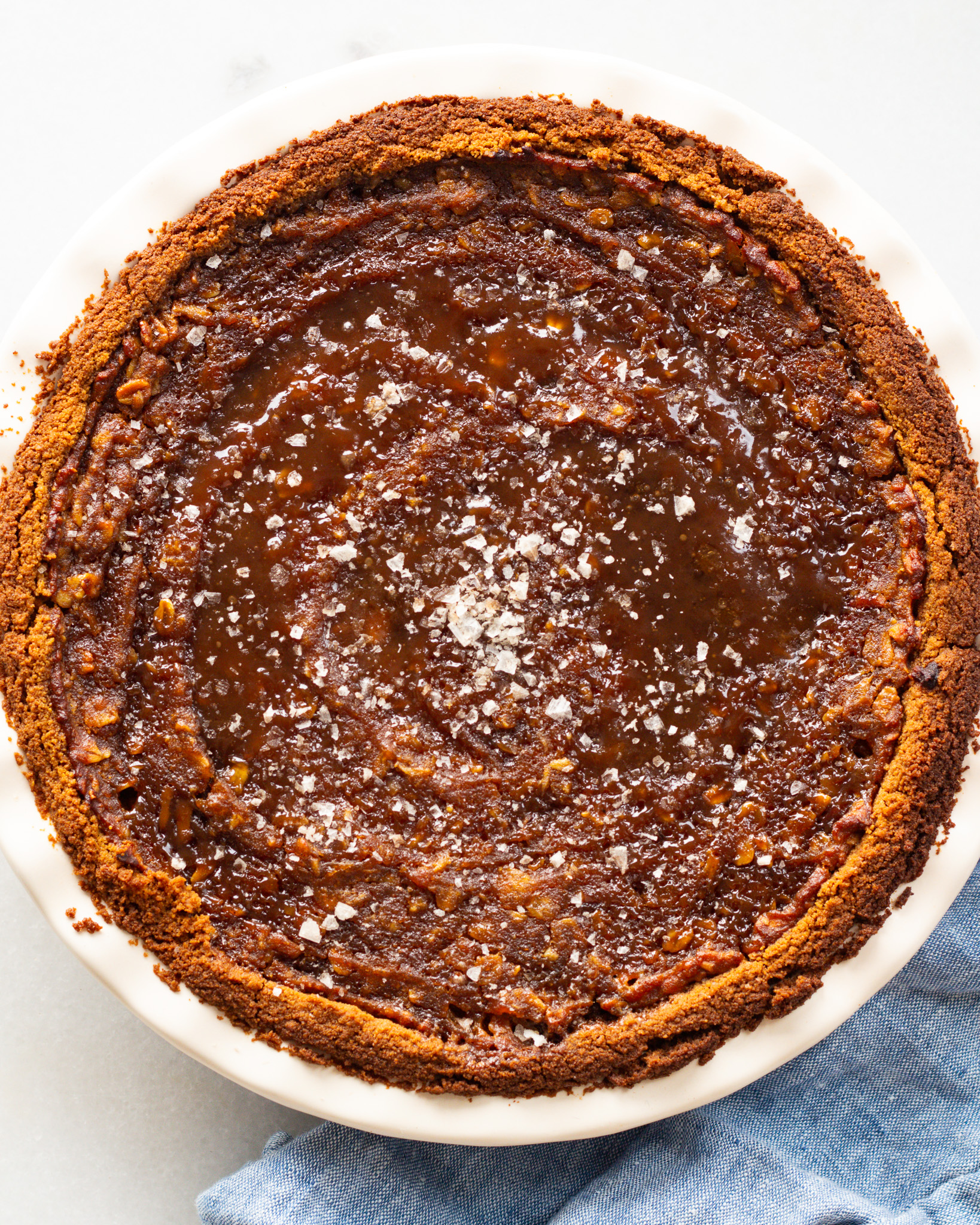 Salted Sticky Toffee Pudding Pumpkin Pie