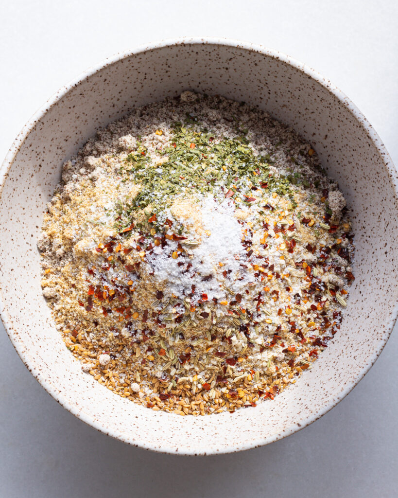 all ingredients in bowl