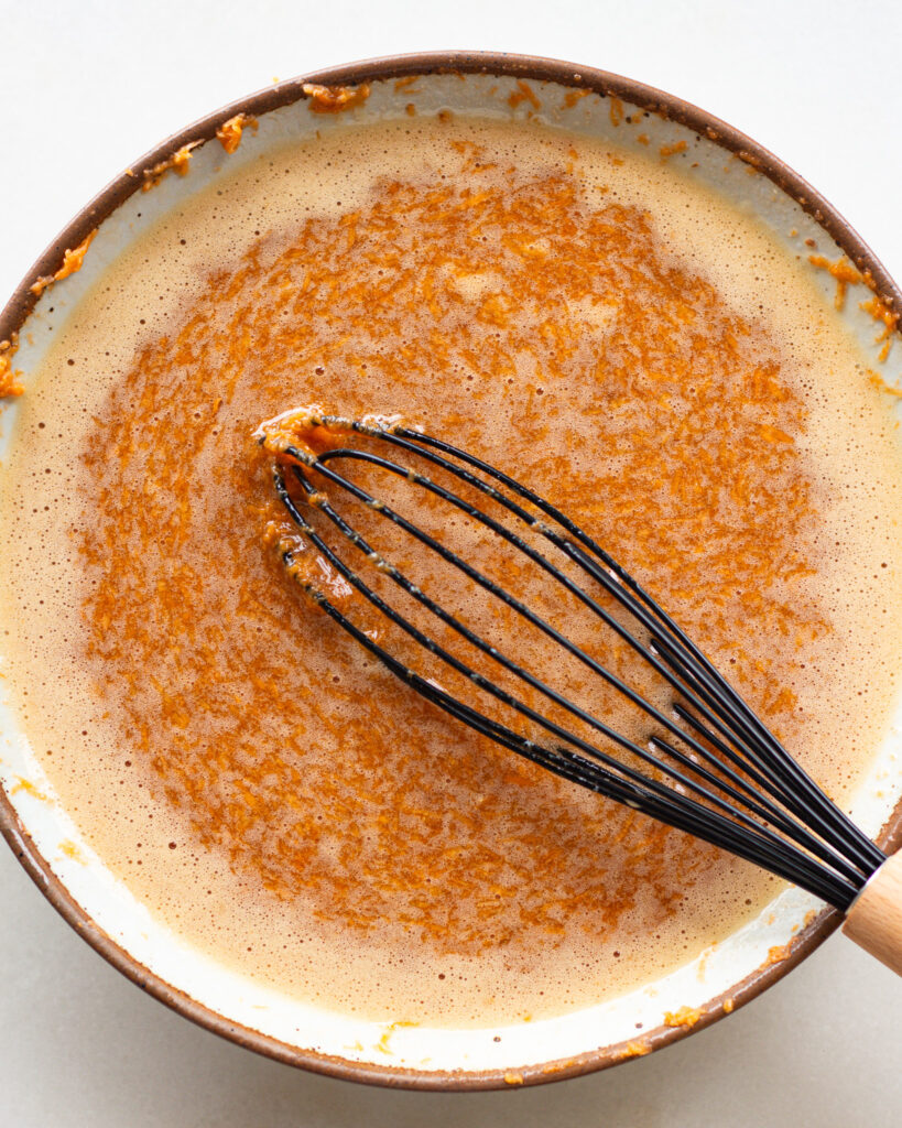 sweet potato cake batter