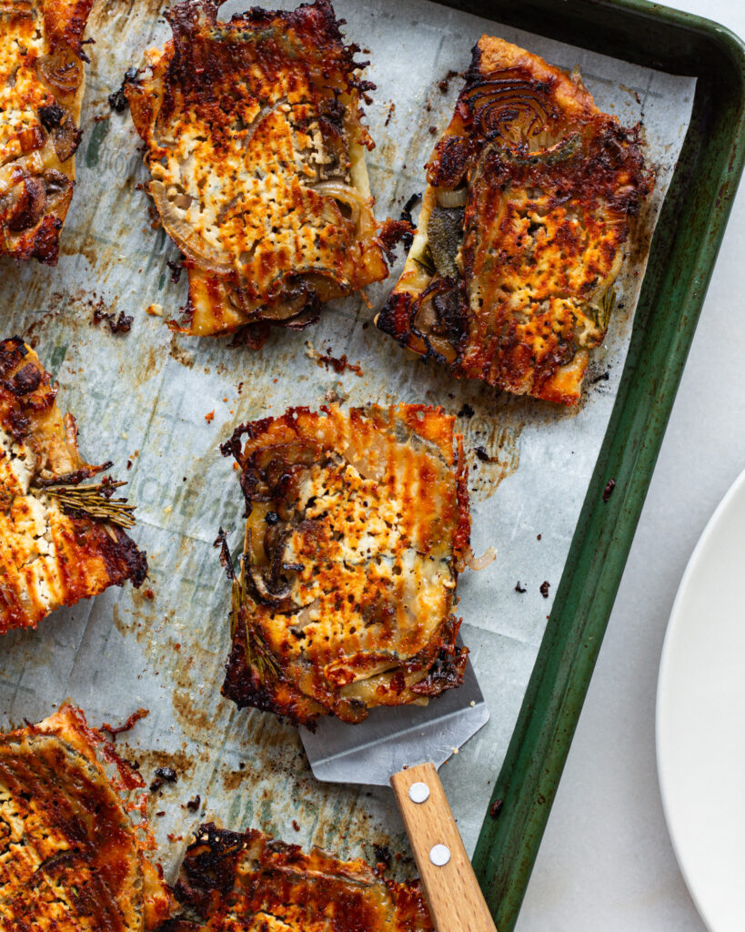 Hot Honey & Goat Cheese Upside-Down Hand Pies