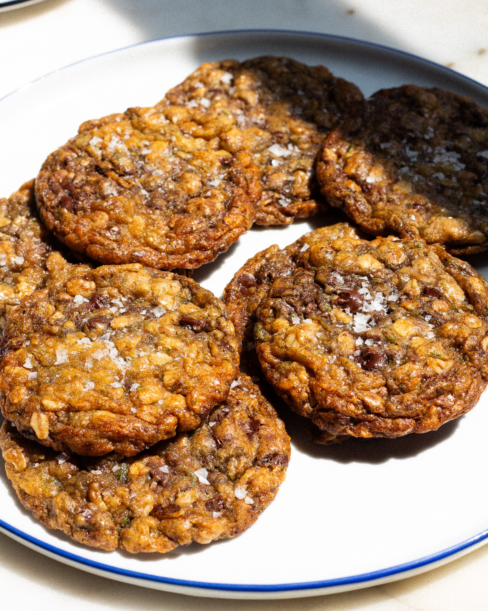 Sticky Oaty Zucchini Cookies