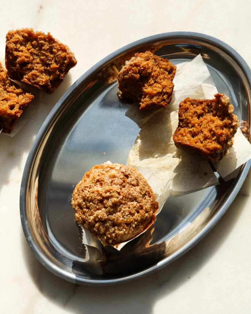 The most moist carrot muffins on the internet