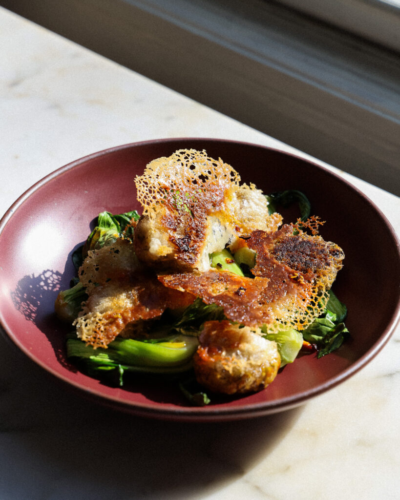 edamame shiitake dumplings