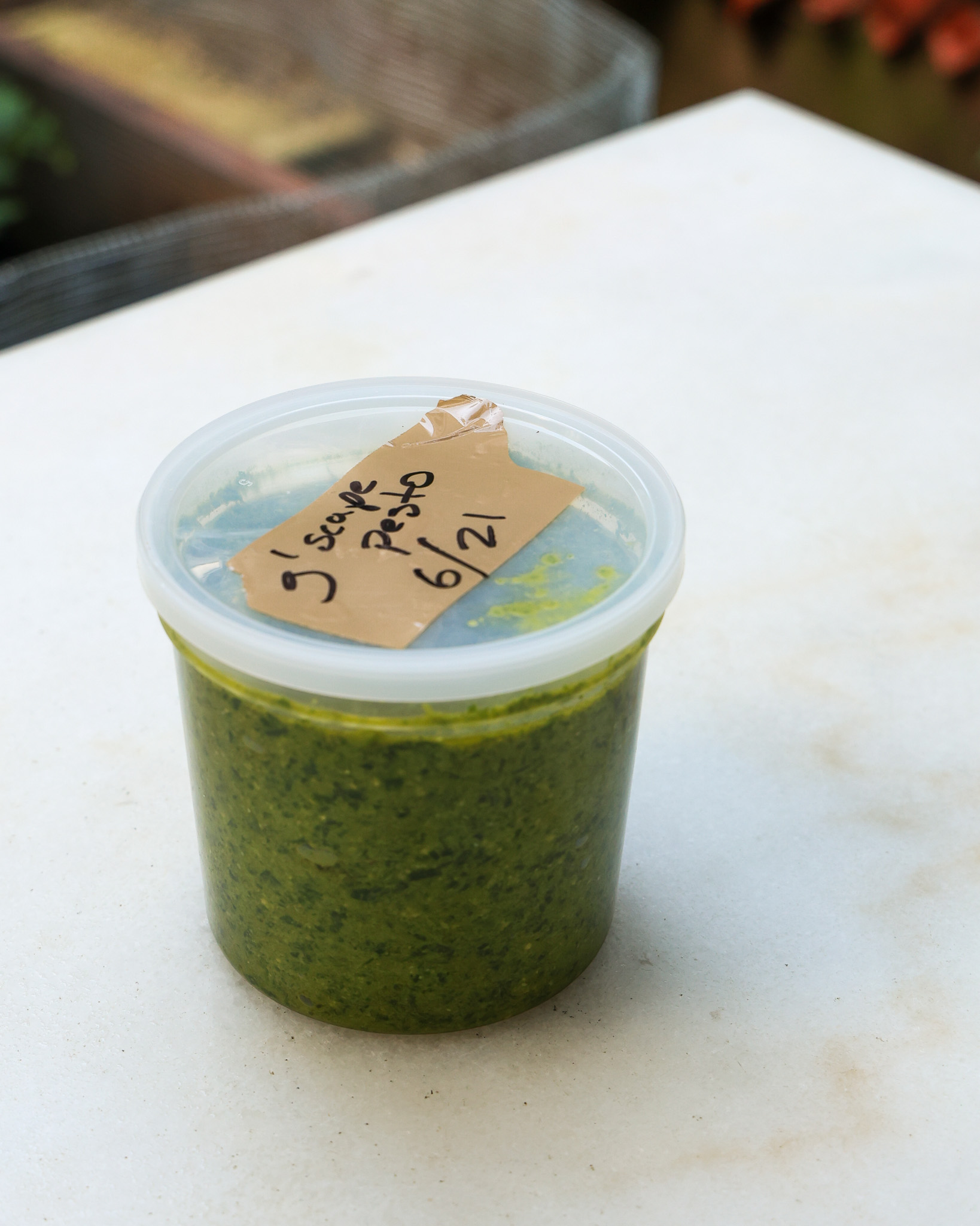 Garlic Scape Pesto