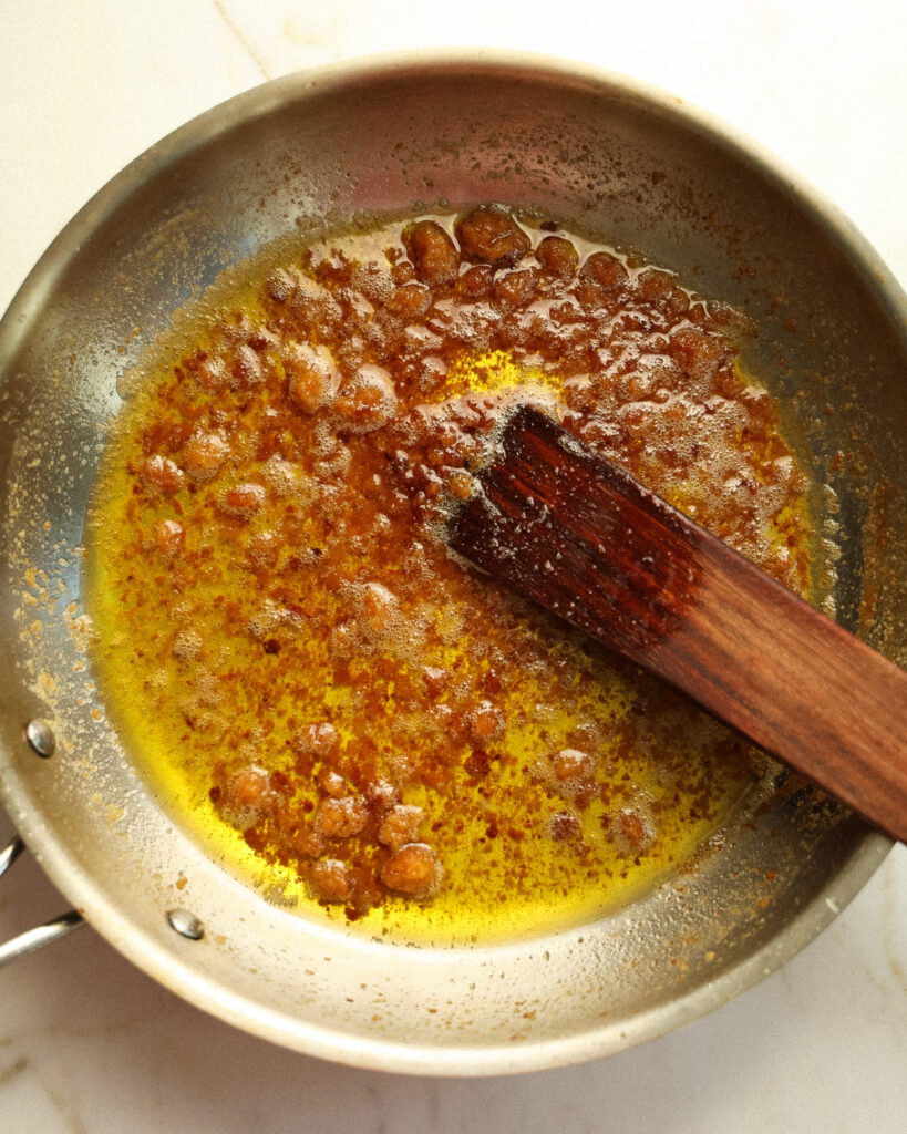 brown butter and toasted miso