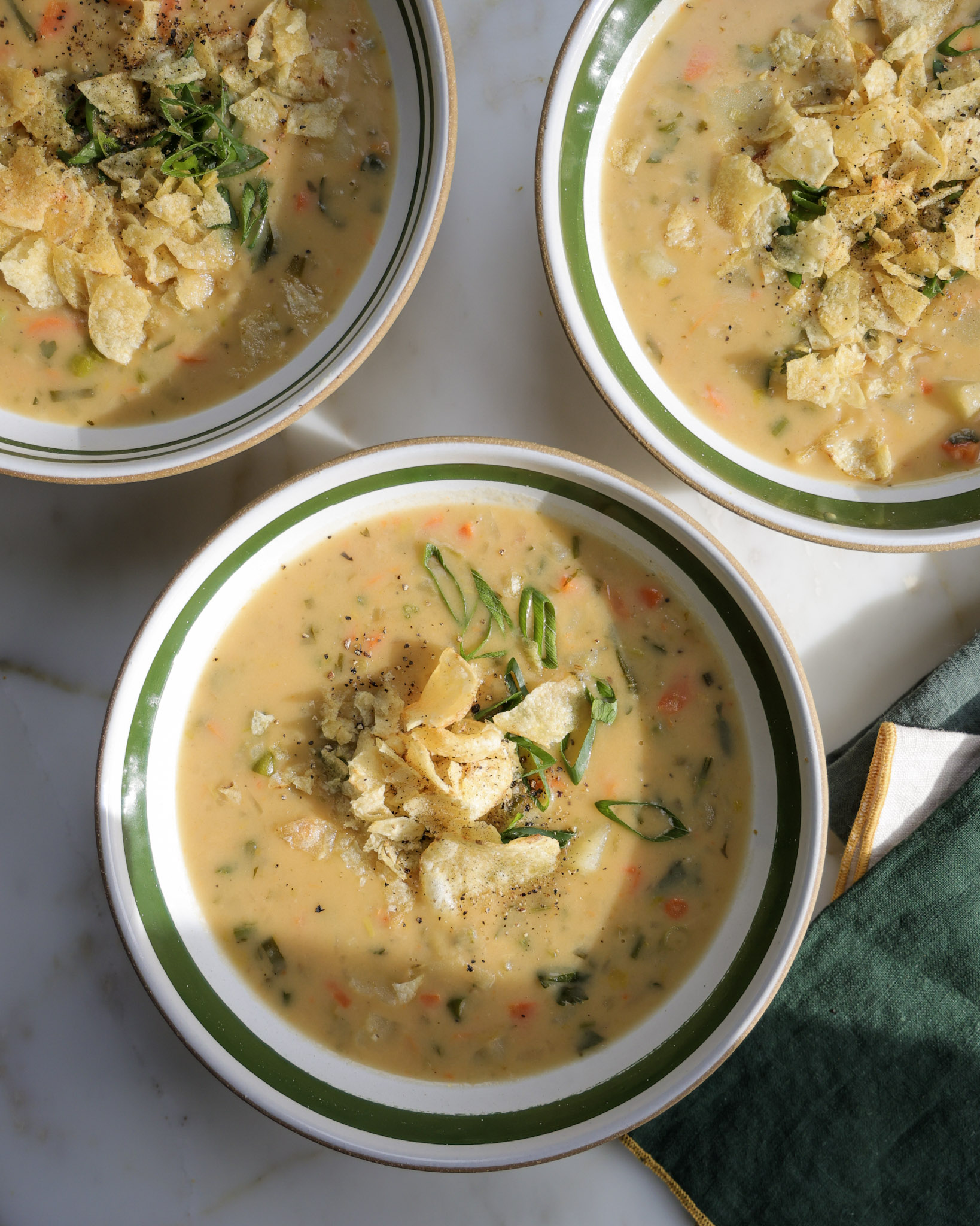 Salt and Vinegar Potato Chip Soup