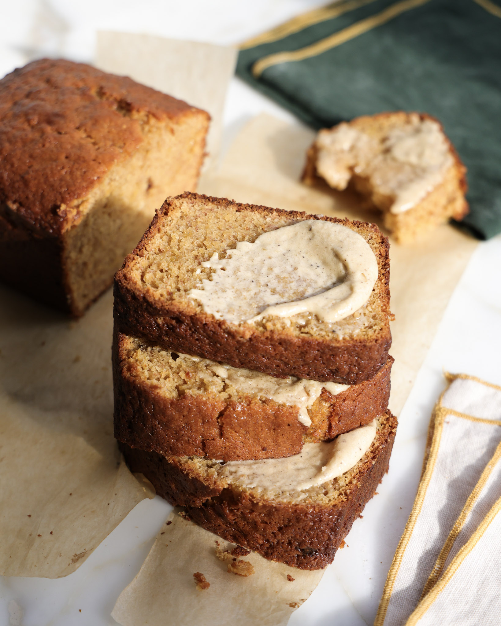 Toasted Sugar Banana Bread