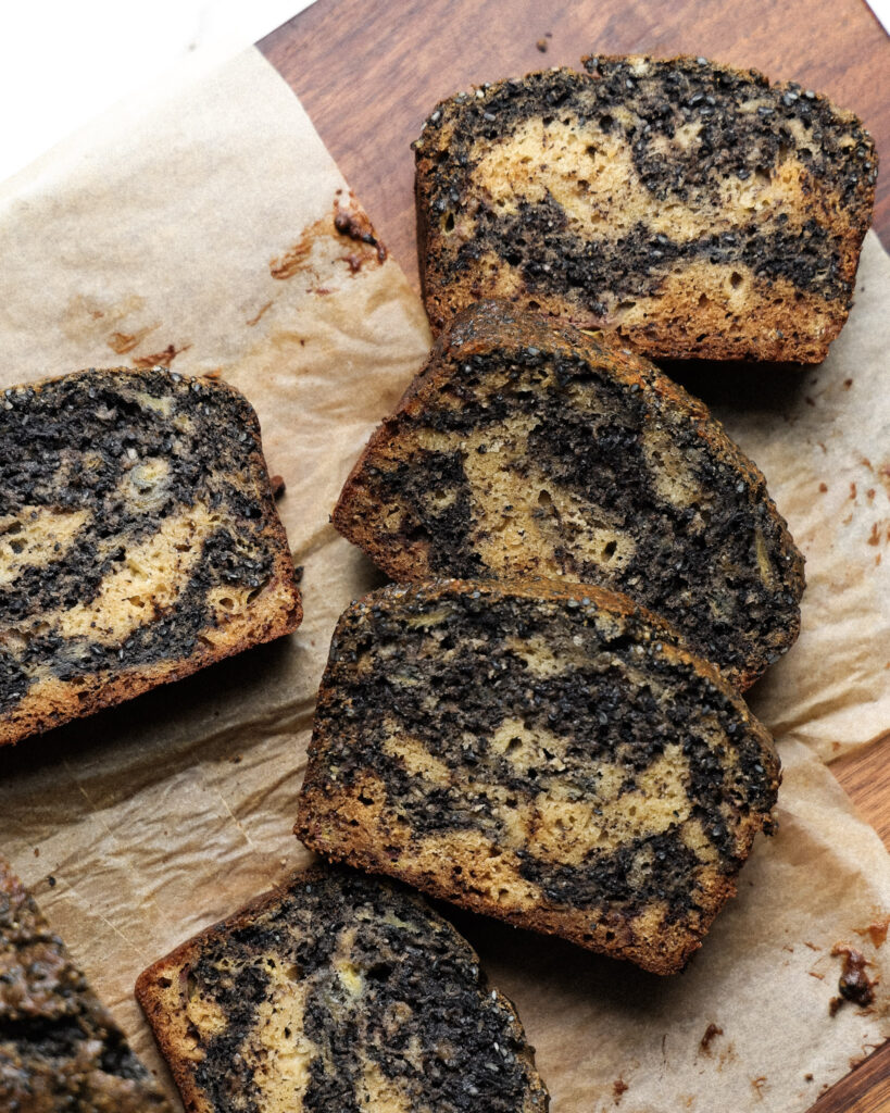 Brown Butter & Black Sesame Banana Bread