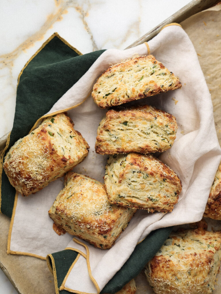 Three Cheese Ramp Biscuits