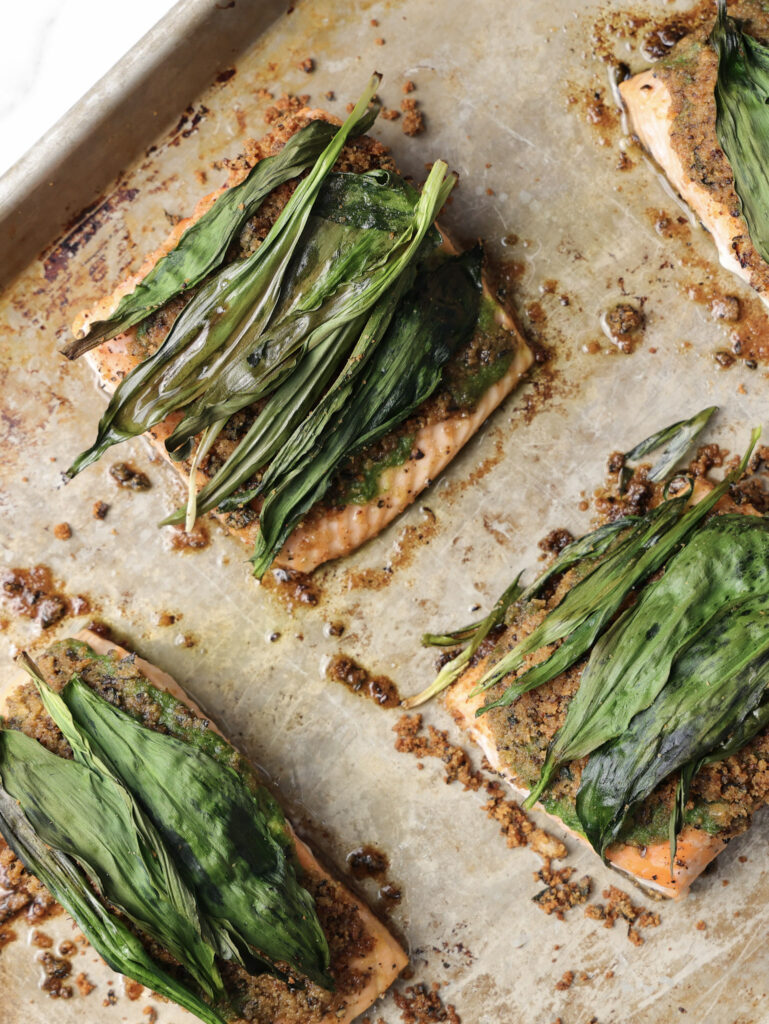 Ramp-Covered Salmon