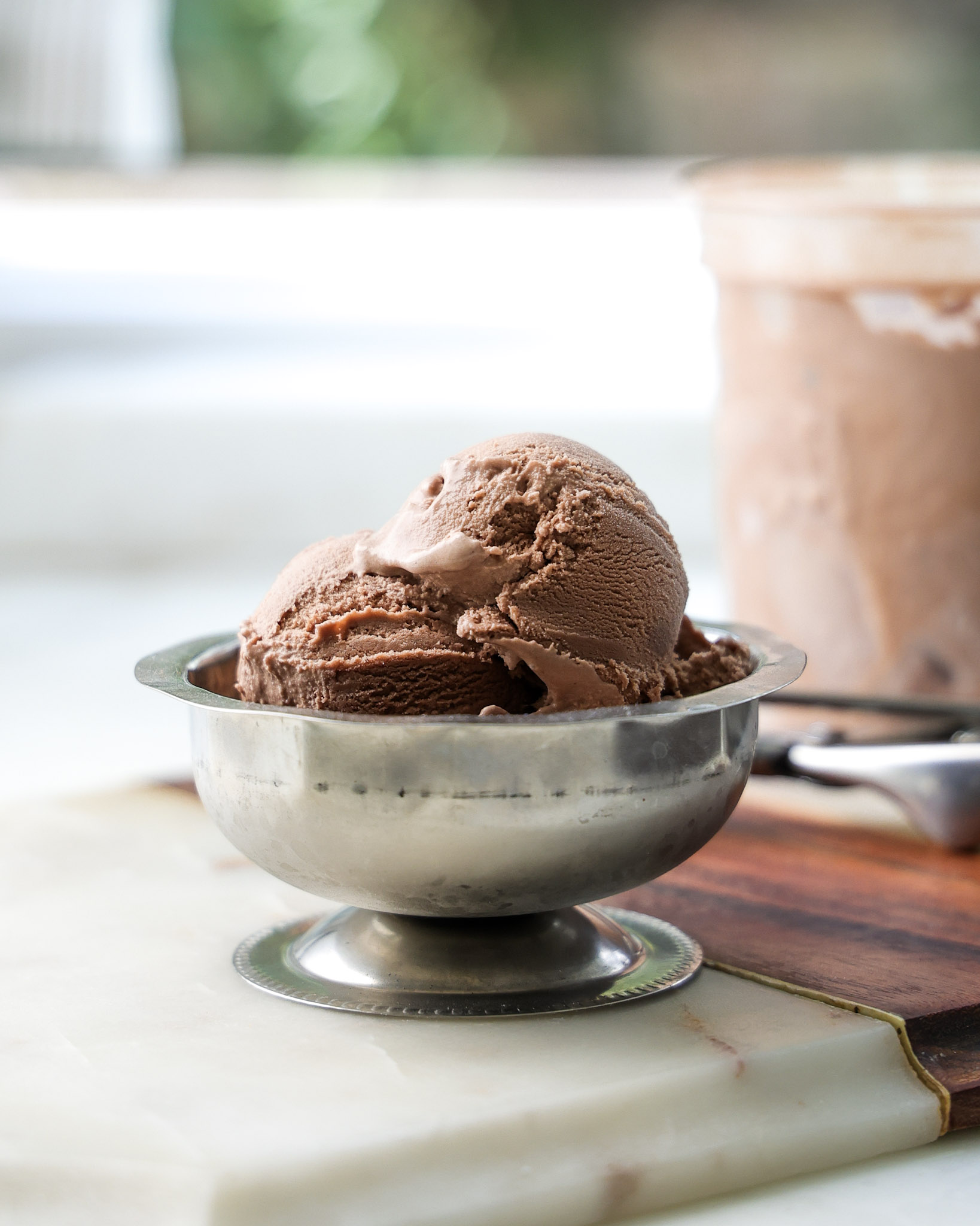 How to Make Chocolate Ice Cream in a KitchenAid Stand Mixer