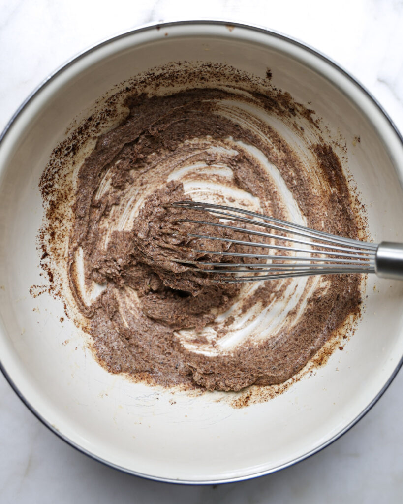 Brown butter, milk powder and spices mixde to softened butter.